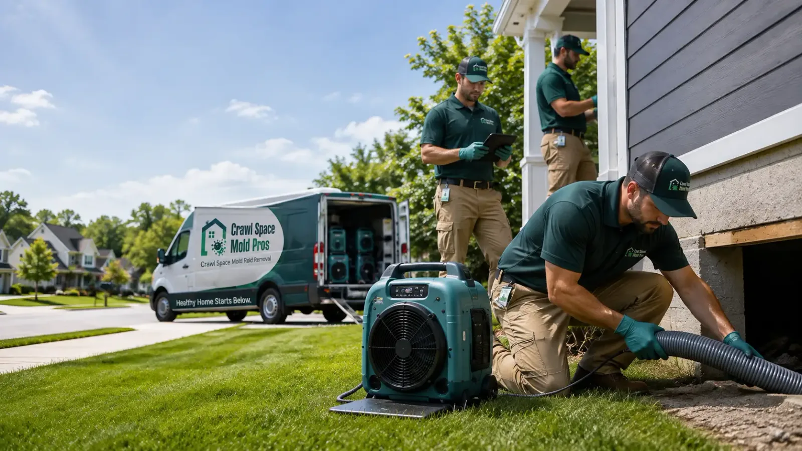 Crawl Space Mold Removal in Orford, NH